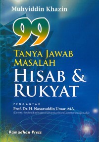 Image of 99 Tanya Jawab Masalah Hisab & Rukyat